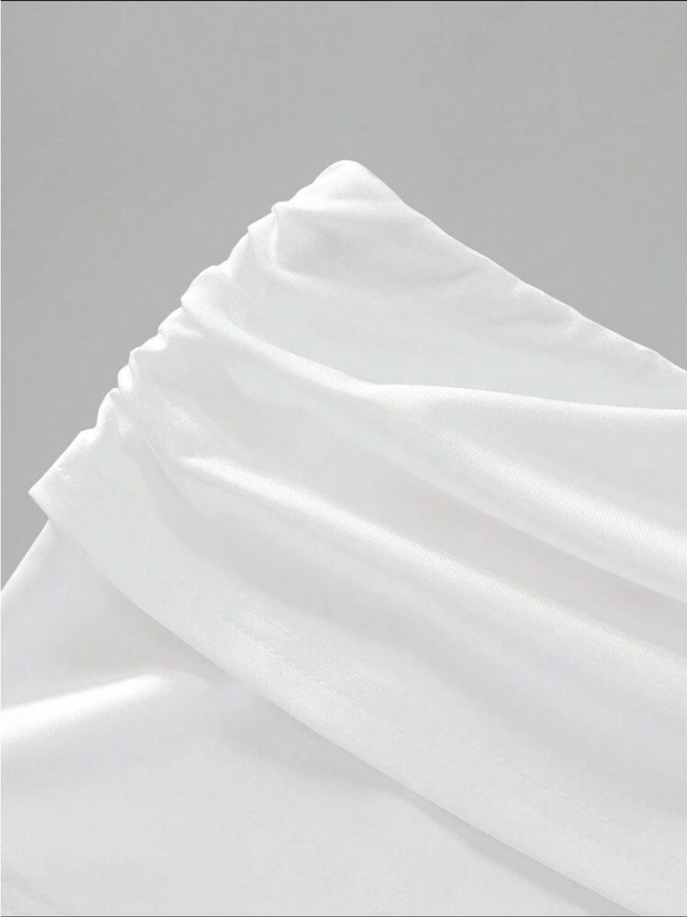 White Mini Short Set - Picture 3 of 4